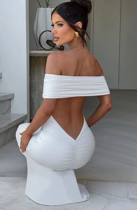 Belinda Maxi Dress - White