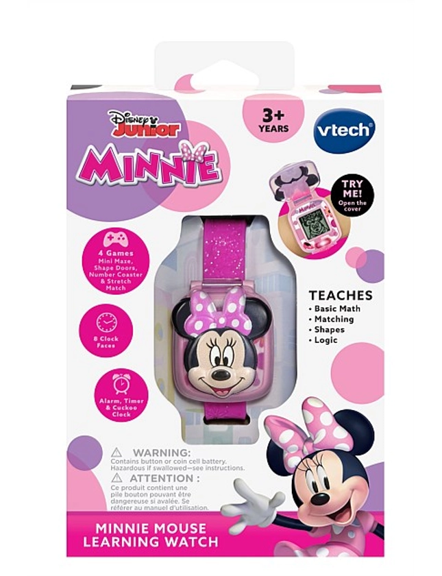 Vtech Disney-minnie Mouse Learning Watch | David Jones