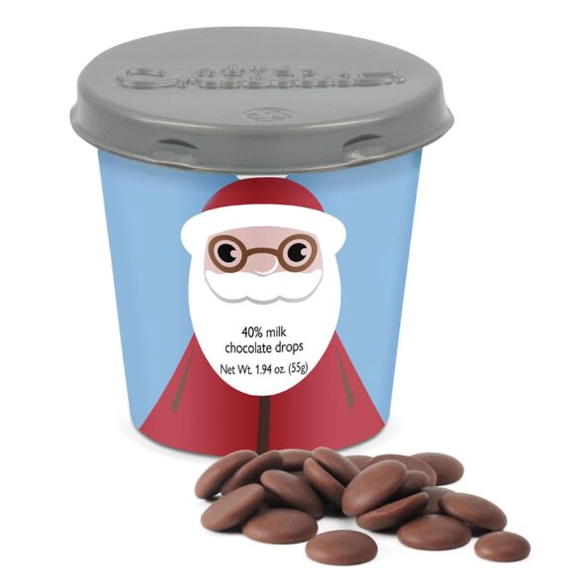 Santa Tiddly Pot - Milk Chocolate