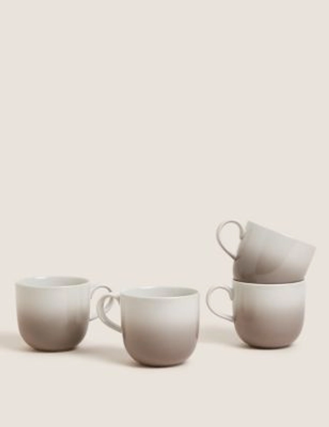 Set of 4 Tribeca Ombre Mugs | M&S Collection | M&S