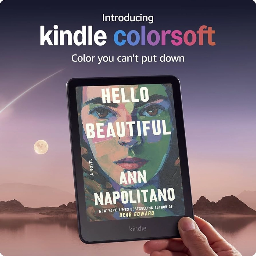 Introducing Amazon Kindle Colorsoft Signature Edition (32 GB) – With color display, auto-adjusting front light, wireless charging, and long battery life - Metallic Black