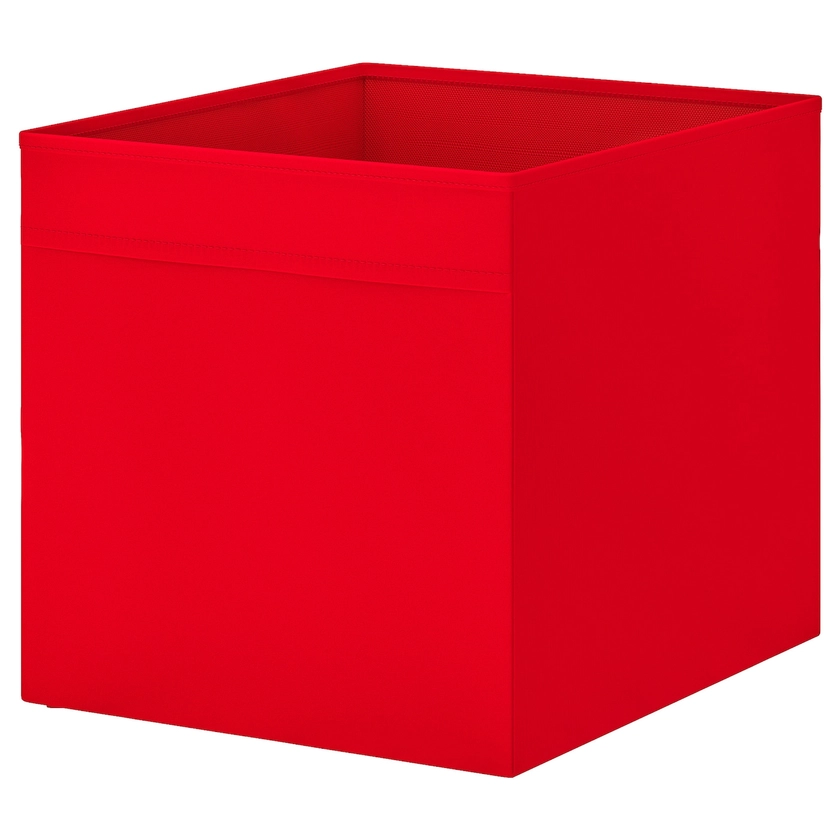 DRÖNA box, red, 33x38x33 cm - IKEA