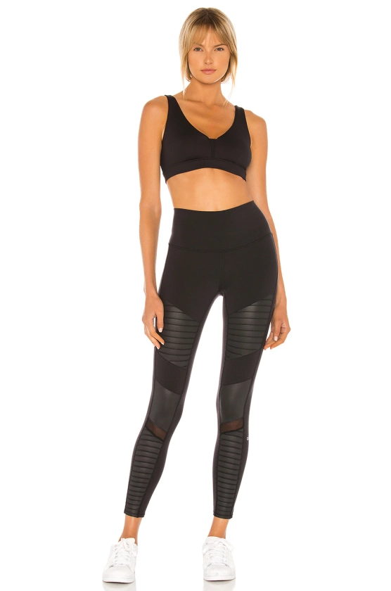 7/8 High Waist Moto Legging