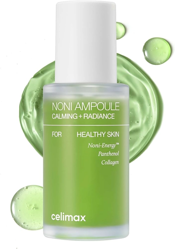 celimax Noni Energy Ampoule 30ml | with 71.77% Noni Extract, Hydrating, Moisturizing & Soothing Serum for Wrinkles & Fine Lines, Mild Ampoule For Face