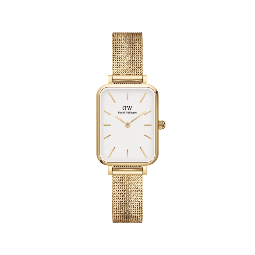 Quadro Pressed Evergold - Gold Women's Watch | DW