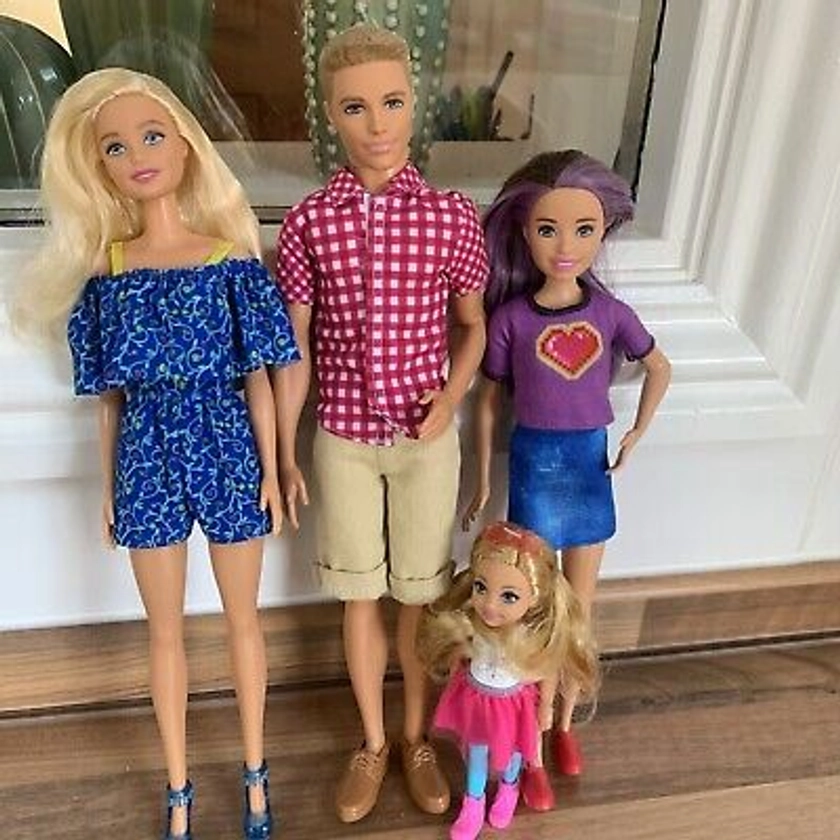 Barbie Fashionista Family Skipper Ken Chelsea Doll Mattel Bundle | eBay