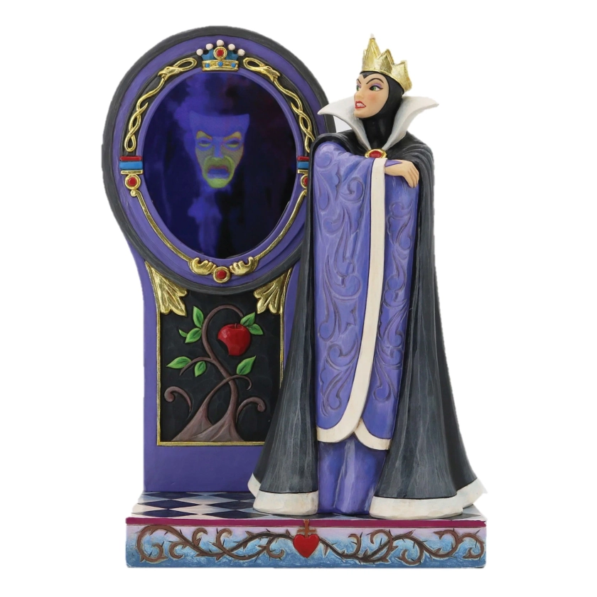 Figurine Reine sorcière avec le miroir magique - Disney Traditions