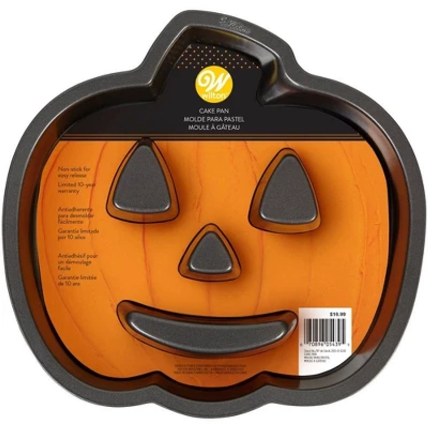 Wilton 10.96" Pumpkin Shaped Cake Pan Silver