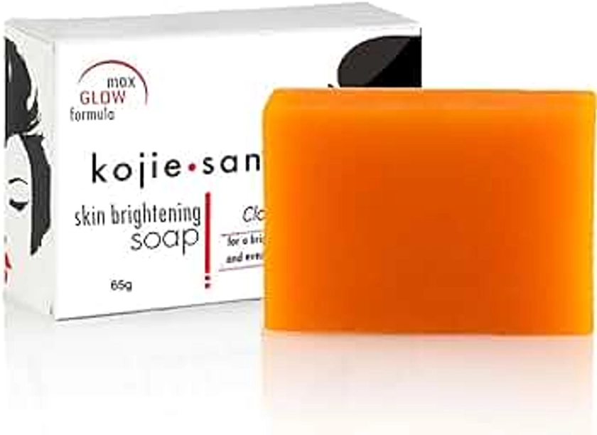 Kojie San Skin and Body Brightening Soap - Original Kojic Acid, Dark Spot Remover Soap Bar with Coconut & Tea Tree Oil- 65g x 1 Bar