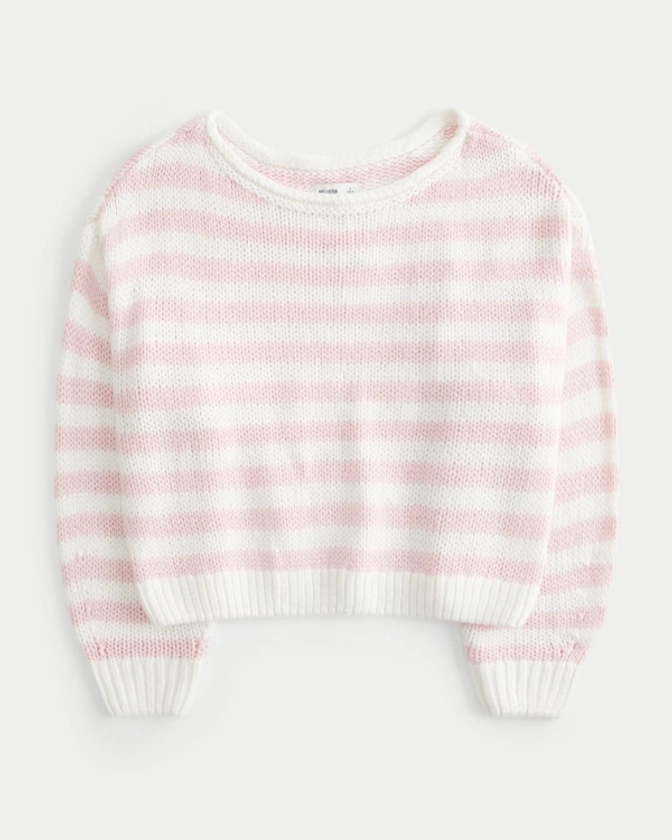 Women's Easy Off-the-Shoulder Sweater | Women's Tops | HollisterCo.com