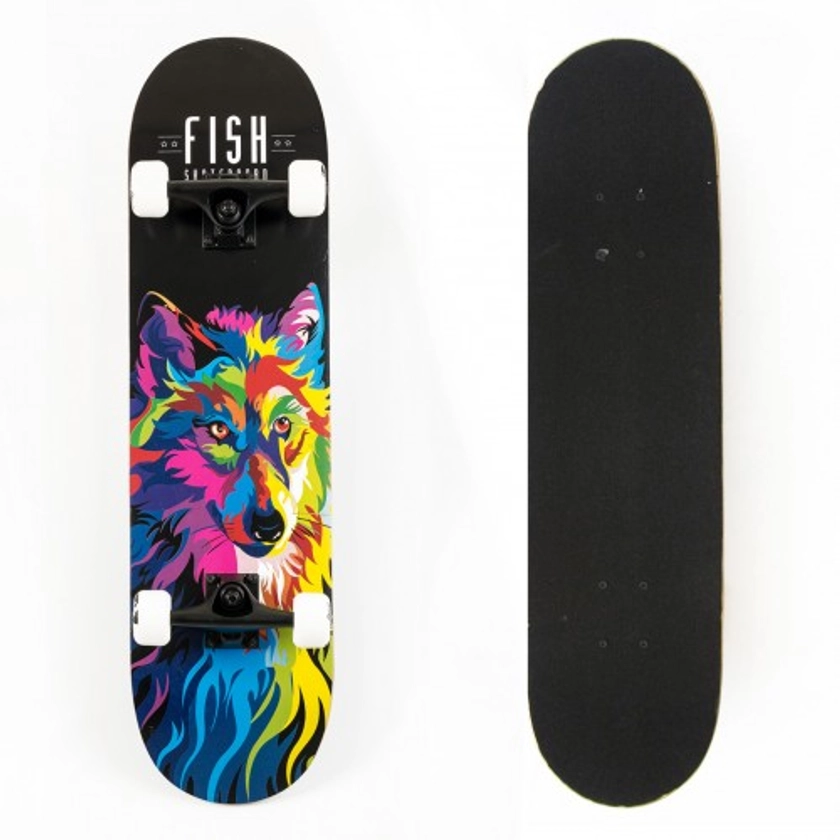 Skateboard 31'' Wolf Fish