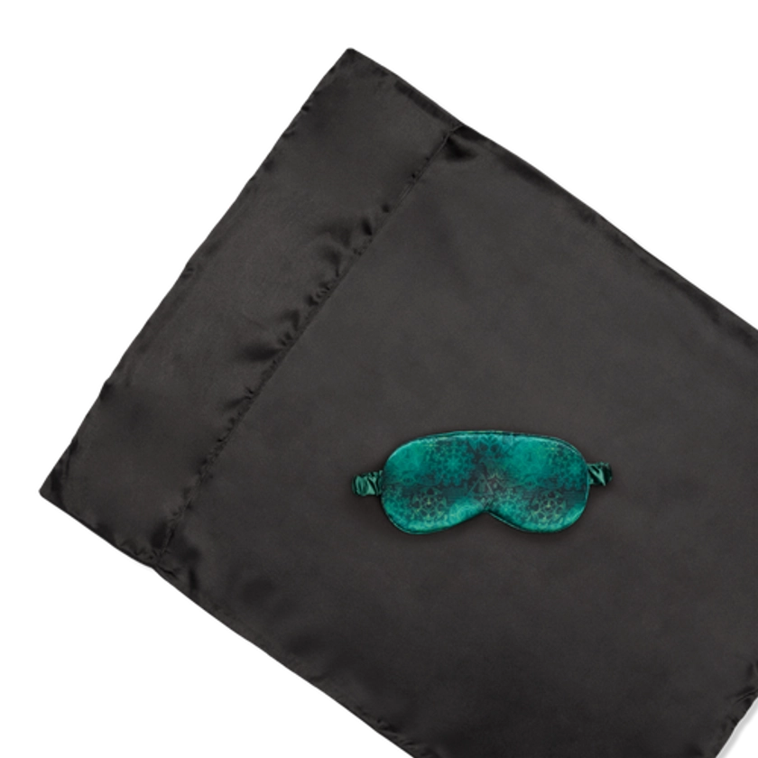 Wicked Sleep Sets: Pillowcase/Sleep Mask - Black/Green - Conair | Ulta Beauty