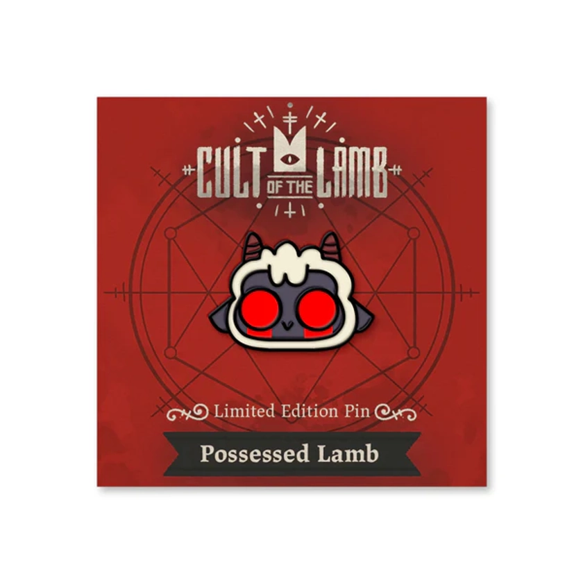 Cult of the Lamb Possessed Lamb Enamel Pin