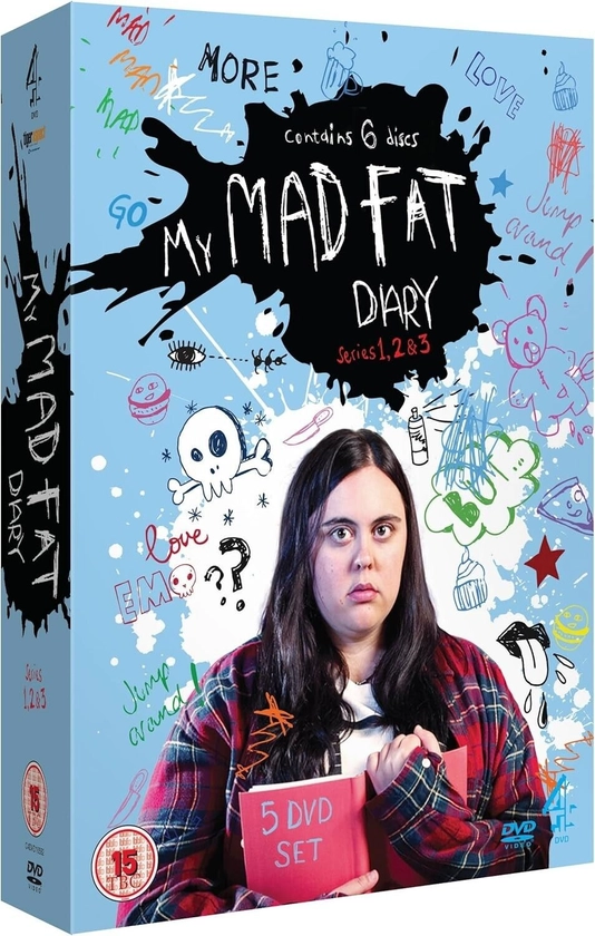 My Mad Fat Diary Series 1 - 3 (DVD)~~~~Sharon Rooney~~~~NEW &amp; SEALED