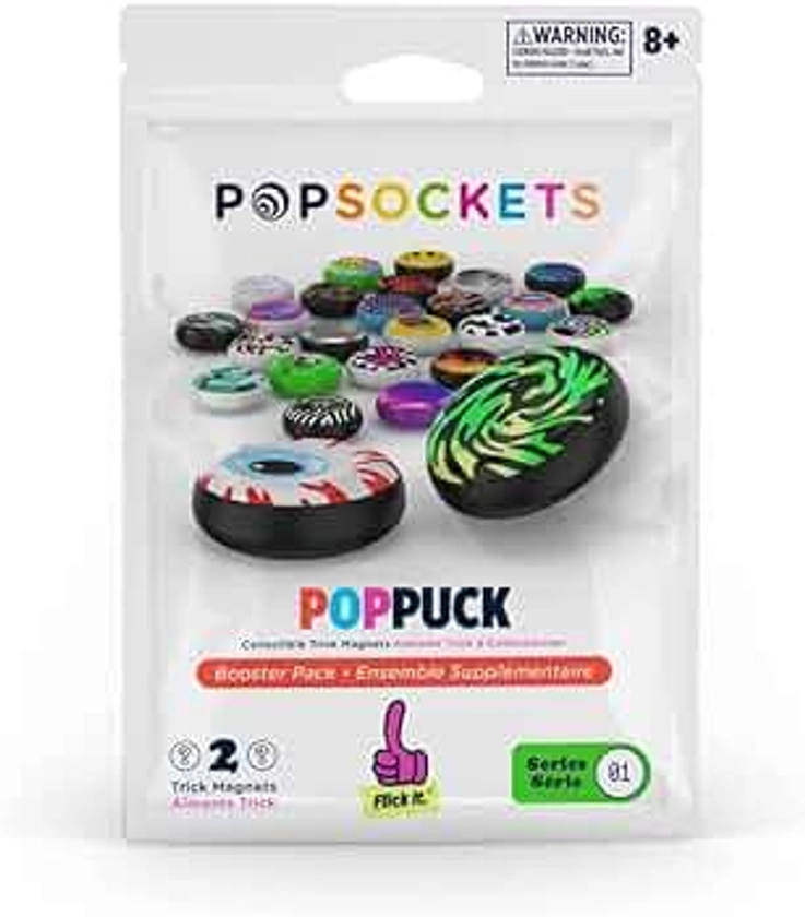 PopSockets PopPuck Trick Magnet and Fidget Toy, Booster Pack - Booster 1