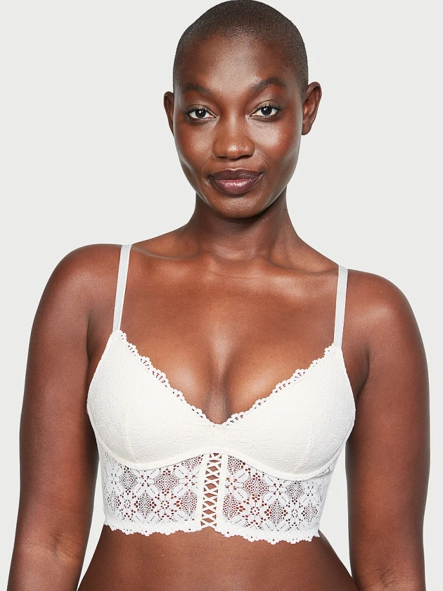 Buy Push-Up Wireless Lace Bra Top - Order Bras online 1123771000 - Victoria's Secret US