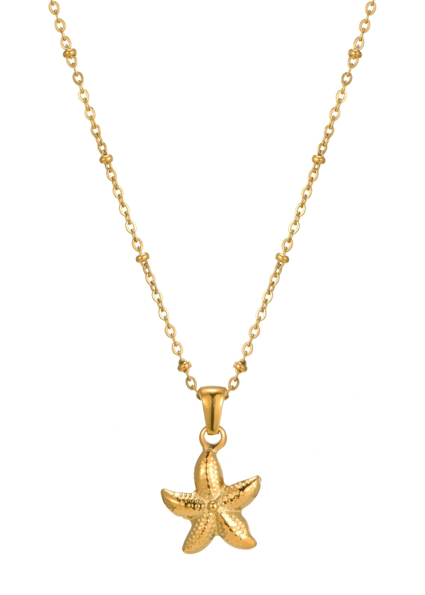 Natalia Starfish Golden Necklace