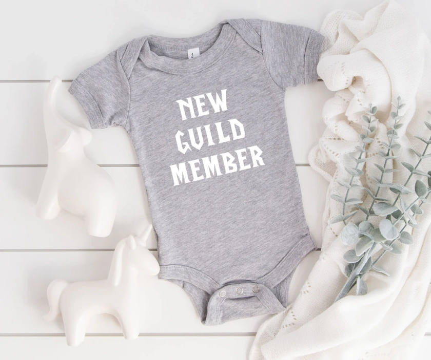 Nouveau body pour bébé membre de la guilde World of Warcraft - Etsy France