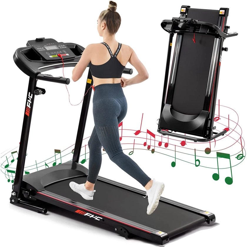 2.5HP Folding Treadmills for Home with Bluetooth & Incline, Portable Running Machine Electric Compact Treadmills Foldable for Exercise Home Gym Fitness Walking Jogging,Max Weight265lb - Walmart.com