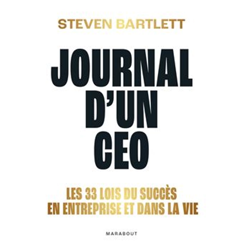 Journal d'un CEO : Les 33 lois du succès en entreprise et dans la vie