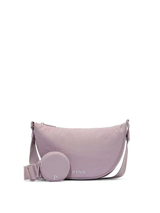 Buy Dusty Purple Crescent Crossbody Bag from the Victoria's Secret UK online shop