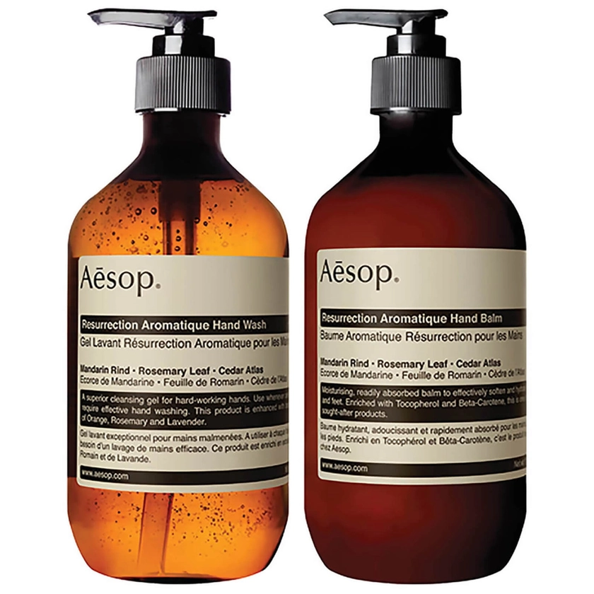 Aesop Resurrection Hand Cleanser and Balm