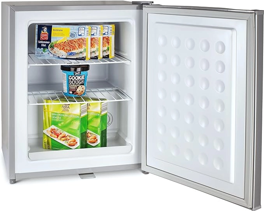 Stillstern Mini Gefrierschrank (42L) -18°C, Eiswürfelschale, Schloss, Türanschlag wechselbar, 4-Sterne Tiefkühlschrank für Camping/Büro Gefriertruhe Klein Gefrierschrank Klein Tiefkühltruhe : Amazon.de: Elektro-Großgeräte