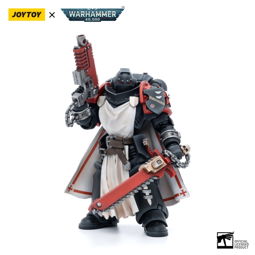 JOYTOY Warhammer 40k 1/18 figuras de acción Joy Toy Mecha Black Templars Primaris Sword Brothers Harmund - AliExpress 26