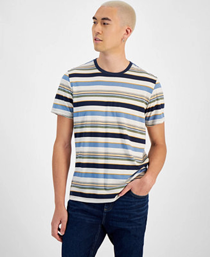 Sun + Stone Men's Striped T-Shirt, Created for Macy's - Macy's 