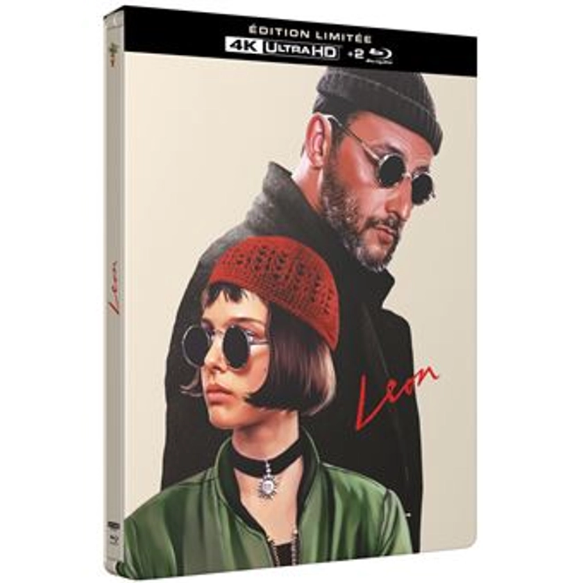 Léon Version restaurée Édition Limitée Steelbook Blu-ray 4K Ultra HD : Inclus 2 Blu-rays