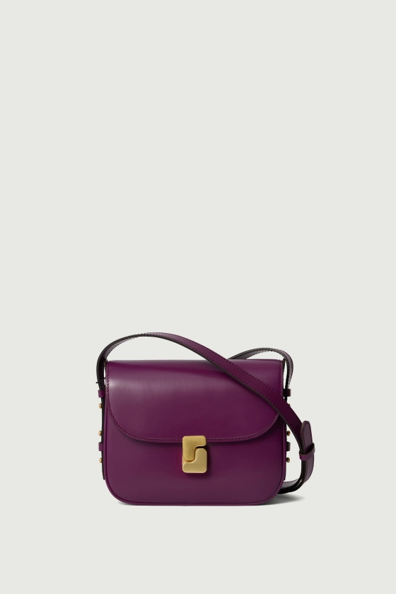 Sac Bellissima Mini - Pourpre - Cuir - Femme