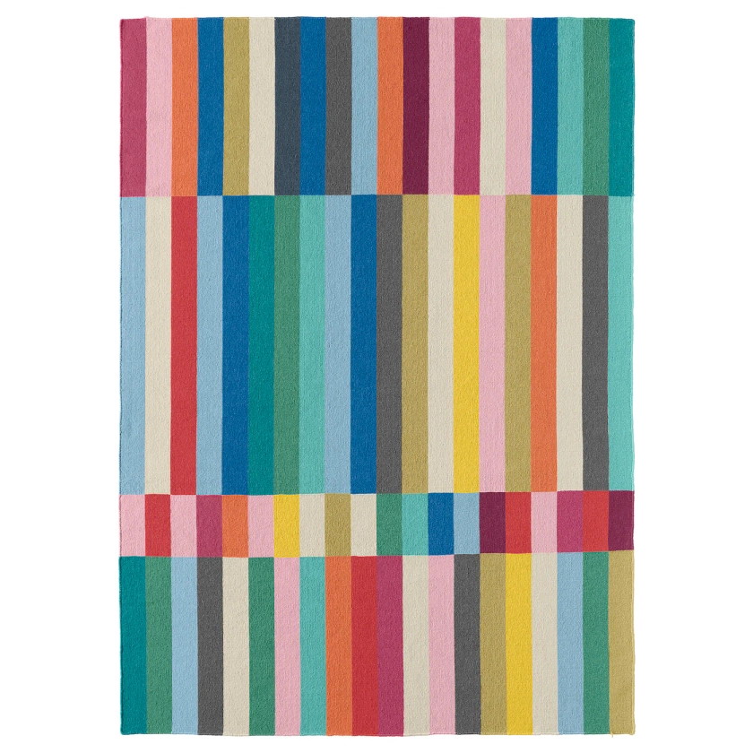 HALVED tapis tissé à plat, fait main multicolore, 170x240 cm - IKEA