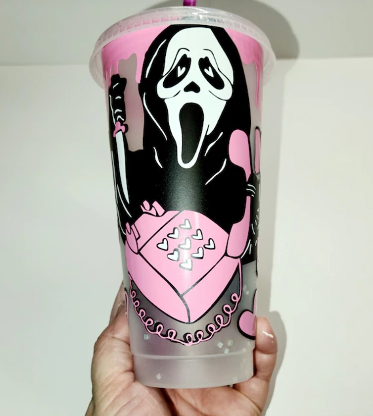 No You Hang Up Ghost Face Cold Cup 24 Oz Cold Cup. Gifts - Etsy UK