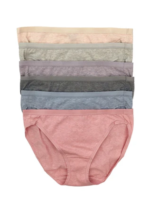 Organic Cotton Stretch Bikini 6-Pack