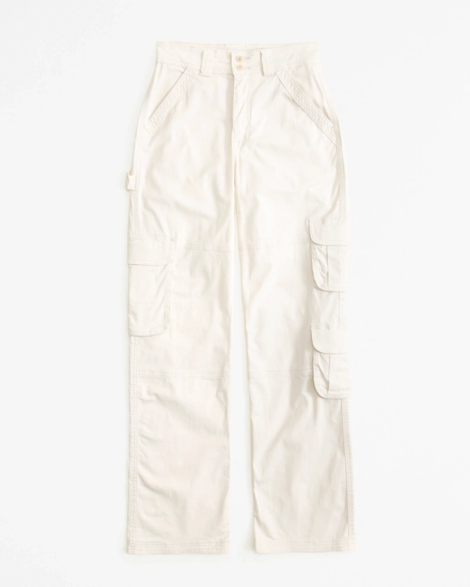 Women's Curve Love Relaxed Cargo Pant | Women's Bottoms | Abercrombie.com