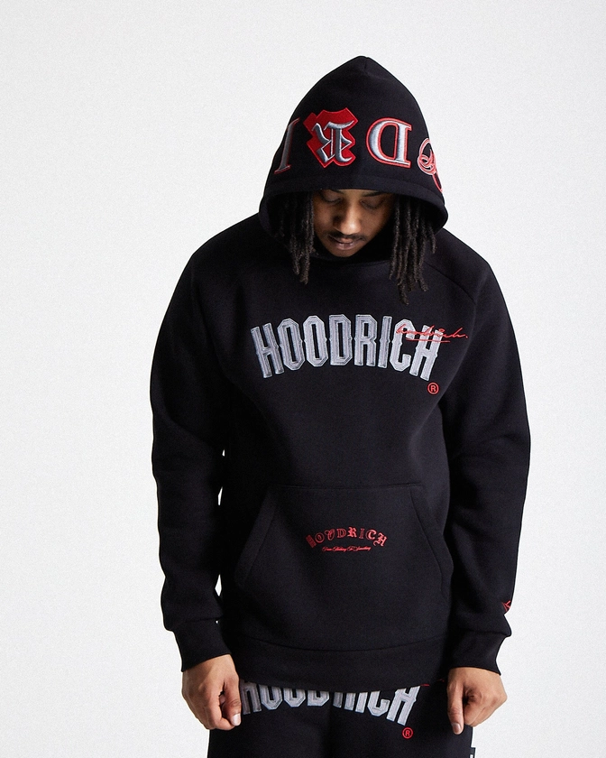 Stature Hoodie - Black/Grey/Red