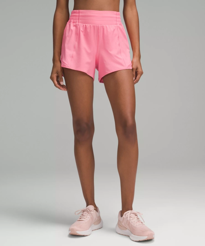 Hotty Hot High-Rise Lined Short 4" | Women's Shorts | lululemon