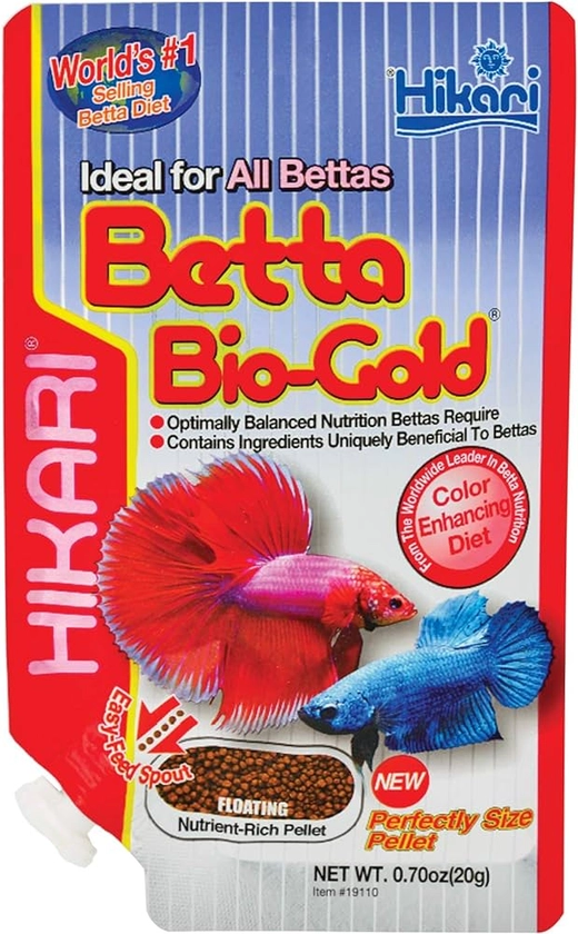 Hikari Tropical Betta Bio-Gold Fish Food, 0.70 oz (20g) : Amazon.co.uk: Pet Supplies