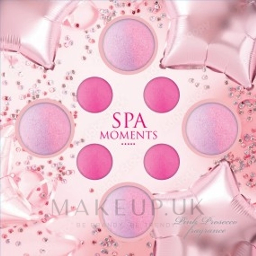 Spa Moments Pink Prosecco - Bath Bomb Set | Makeup.uk