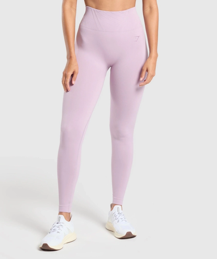 Gymshark Corset Seamless Leggings - Warm Lilac