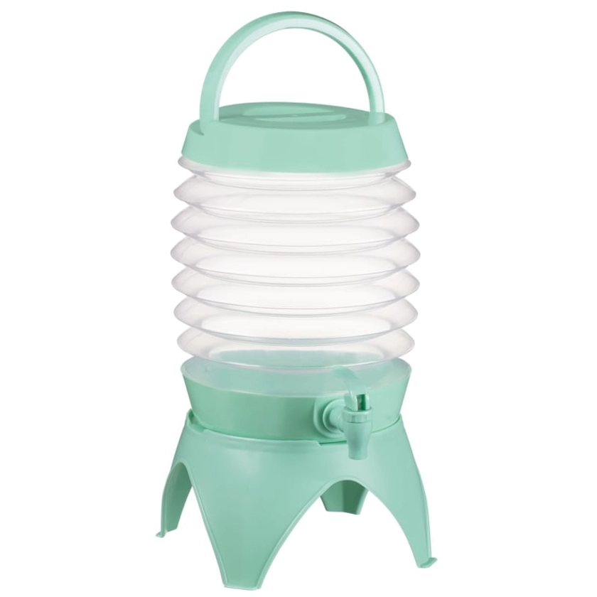 Collapsible Drinks Dispenser 5.4L - Green