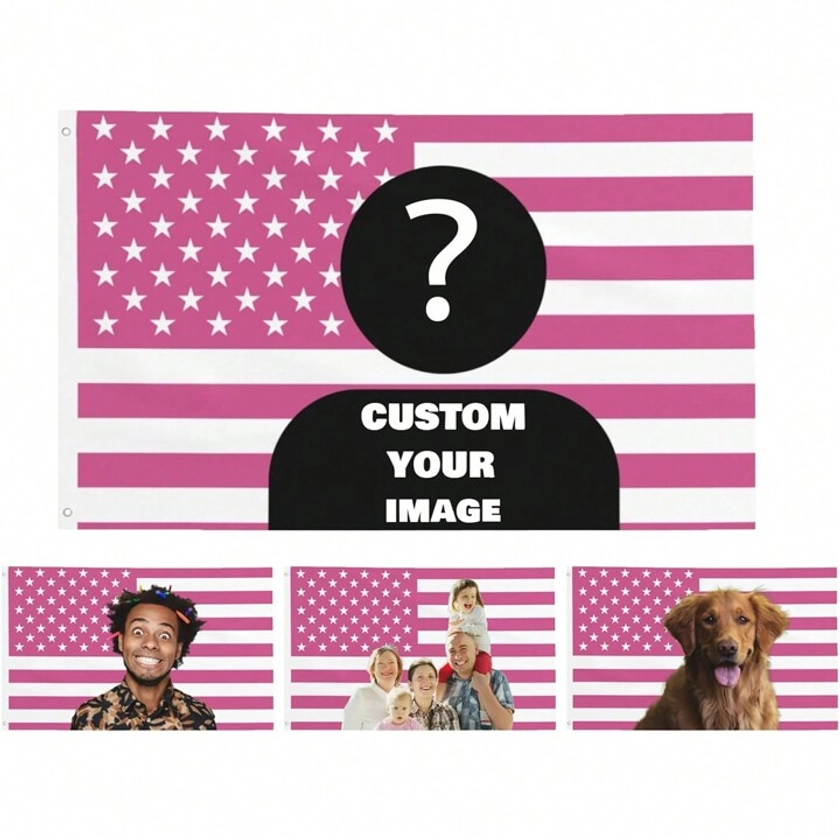 1pc Custom Flag Personalized Flag Custom Outdoors Flag Add Your Own Image/Text Home Indoor Outdoor Flag