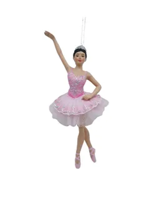 Pink Latina Ballerina Ornament