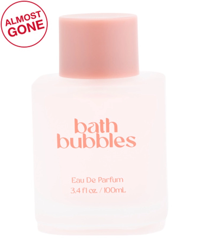 3.4oz Bath Bubbles Eau De Parfum | Perfume | T.J.Maxx