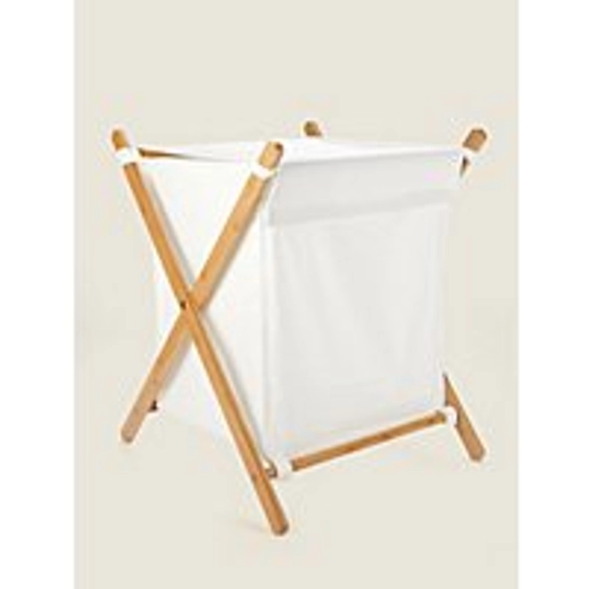 Natural Bamboo Foldable Laundry Bin | Home | George at ASDA