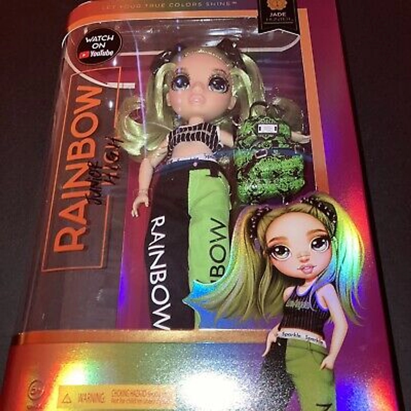 Rainbow High Junior High, Jade Hunter (Green). New. Sealed. Fast free shipping.