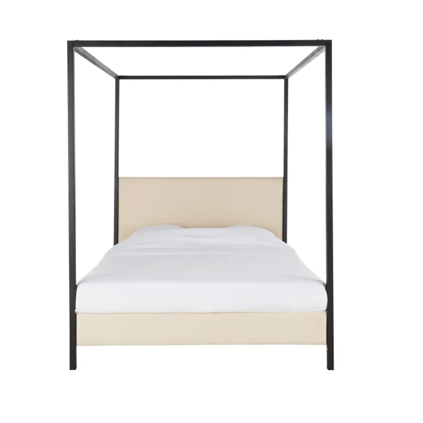 Cama con dosel de 160 x 200 de metal Armando | Maisons du Monde