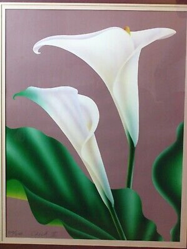 Brian Davis "Calla II" Signed Numbered Limited Edition Airbrushed Print  | eBay