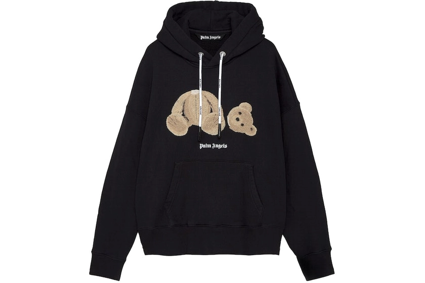 Palm Angels Bear Hoodie Black Multi