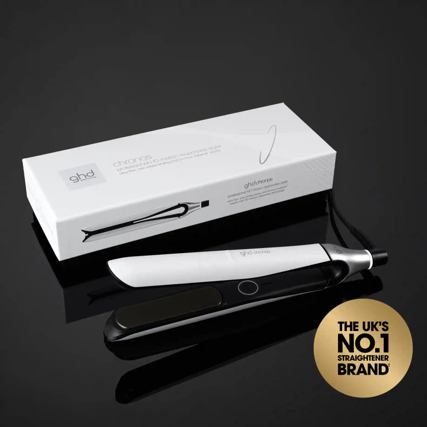 ghd Chronos® - White Straightener| 3x Faster Styling | ghd® Official Website